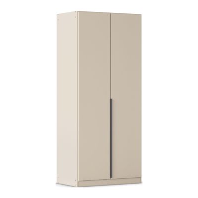 Drehtürenschrank 2-türig champagner