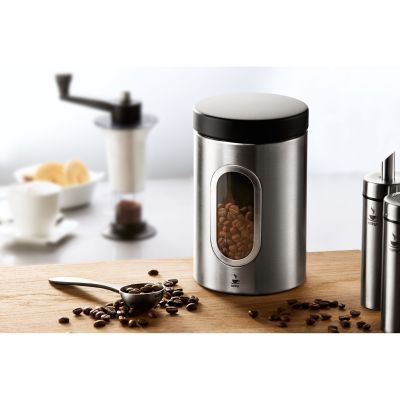 GEFU Kaffeedose Piero in schwarz/silber, weitere Produktansicht 1