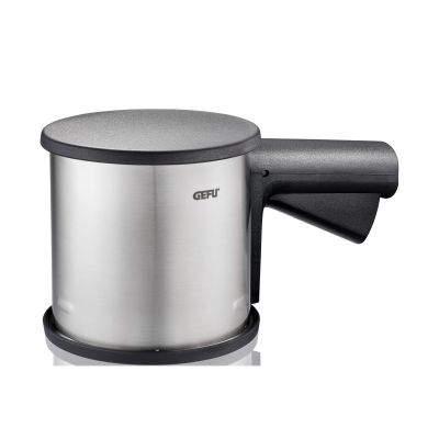 GEFU Mehl- und Puderzuckersieb Siva in schwarz/silber, Hauptansicht