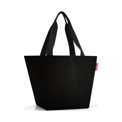 Schwarze Reisenthel Shopper Tasche mit langen Tragehenkeln und schlichtem Design