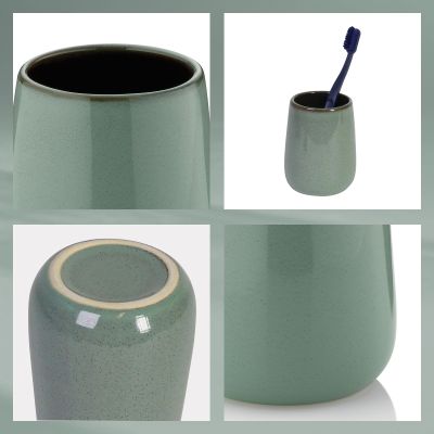Becher Kela Liana Keramik piniengrün 10,5cm 8,0cmØ