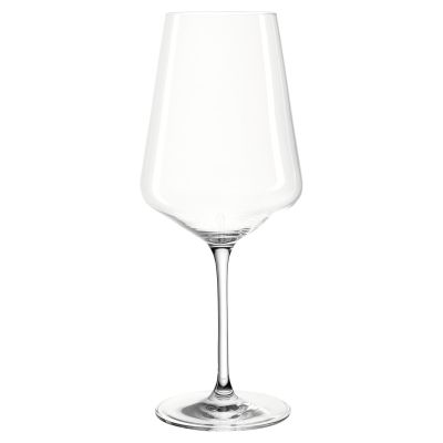 Elegantes Rotweinglas aus klarem Glas mit harmonischer Form und langem Stiel