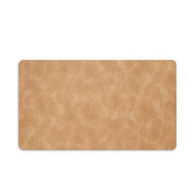 Weitere Produktansicht: Zeller Schreibtischunterlage; Farbe hellbraun; Material Kunstleder; Maße ca. 70 × 40 cm.