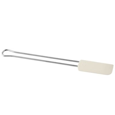 Breiter Teigschaber mit Silikonkopf und Metallgriff