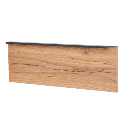 Interliving 1025 Aufsatzpaneel in natürlicher Holzoptik mit dunkler Oberkante