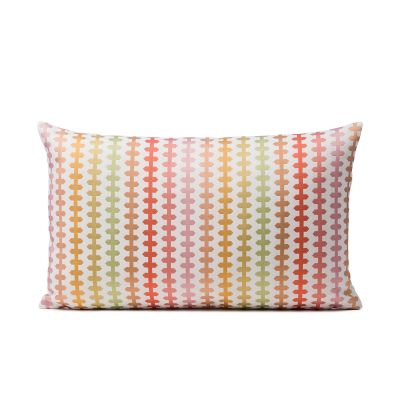 Rechteckige Kissenhülle Modell Lucia in Multicolor, ca. 35 × 55 cm.