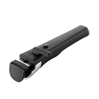 Abnehmbarer Pfannengriff, Serie Unlock von ZWILLING, in Schwarz, freigestellt auf weißem Hintergrund.