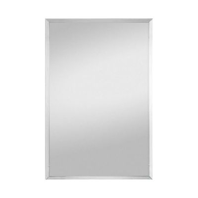 Facettenspiegel Rosi, freigestellt in einer zweiten Gesamtansicht; zu sehen ist die rechteckige Facettenspiegel-Fläche mit abgeschrägter Spiegelkante; Maße ca. 60 x 80 x 0,4 cm.