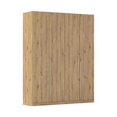 Drehtürenschrank 4-türig Dekor-Druck Eiche Artisan