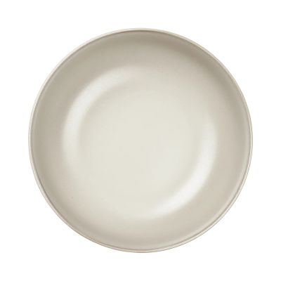Draufsicht auf Buddha Bowl der Serie Coppa, Farbe Nude; Rand und Innenfläche sind erkennbar.