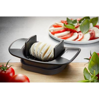 GEFU Scheibenschneider Caprese in schwarz/silber, weitere Produktansicht 1