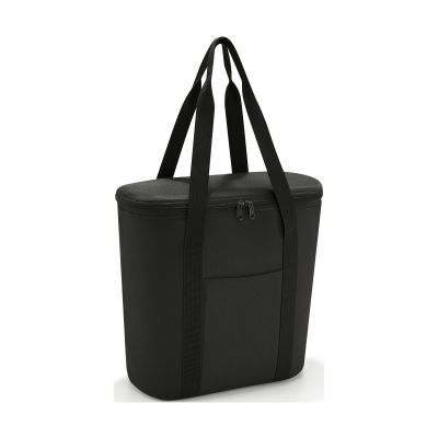 Schwarze Reisenthel Kühltasche mit Reißverschluss und langen Tragegriffen