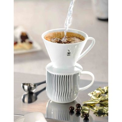 GEFU Kaffeefilter Sandro in weiß, weitere Produktansicht 1 – Art.-Nr. 63810116