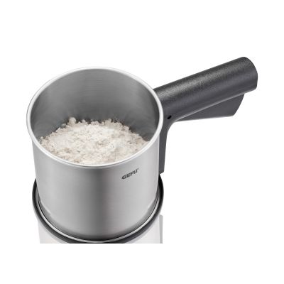 GEFU Mehl- und Puderzuckersieb Siva in schwarz/silber, weitere Produktansicht 3