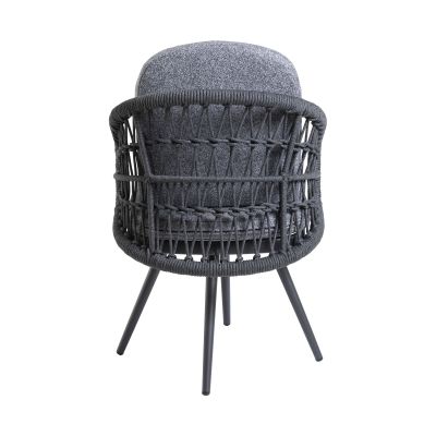 Drehstuhl Interliving 7012 Aluminium inkl. Sitz-/Rückenkissen