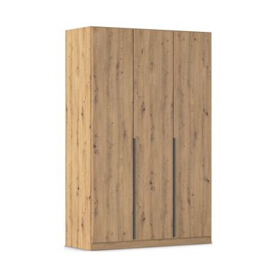 Drehtürenschrank 3-türig Dekor-Druck Eiche Artisan