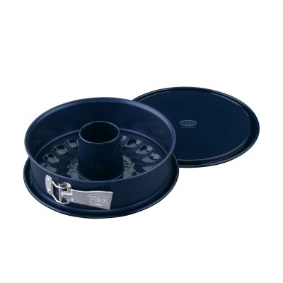 Springform 26 cm aus Emaille mit Rohrboden Einsatz und Servierboden von Dr Oetker
