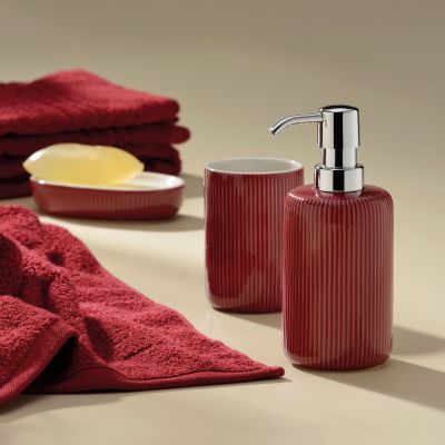 Becher Kela Ava Keramik steingrau 10,5cm 7,5cmØ