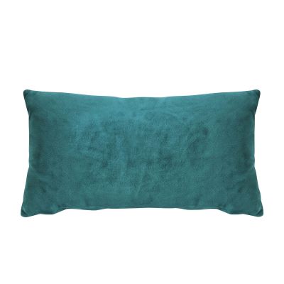 Kissenhülle Smooth in Smaragdgrün, 25 × 50 cm, frontal freigestellt mit einfarbiger samtig wirkender Oberfläche.