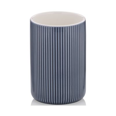 Becher Kela Ava Keramik rauchblau 10,5cm 7,5cmØ