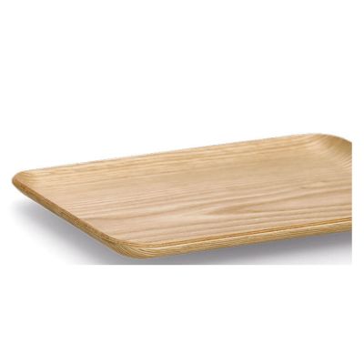 Serviertablett aus Holzlaminat mit Eichefurnier für stilvolle Präsentationen
