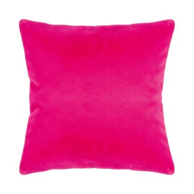 Kissenhülle Gazelle in Pink, 50 × 50 cm, frontal freigestellt mit einfarbiger samtig wirkender Oberfläche.