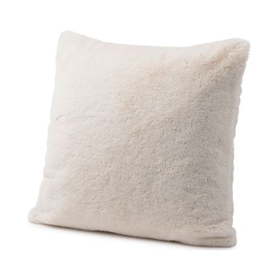 Quadratische Kissenhülle Modell LaPit in Creme, ca. 50 × 50 cm.