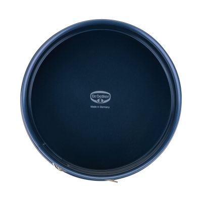 Runder Emaille Servierboden der Springform 24 cm von Dr Oetker in Draufsicht