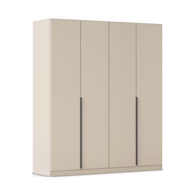 Drehtürenschrank 4-türig champagner