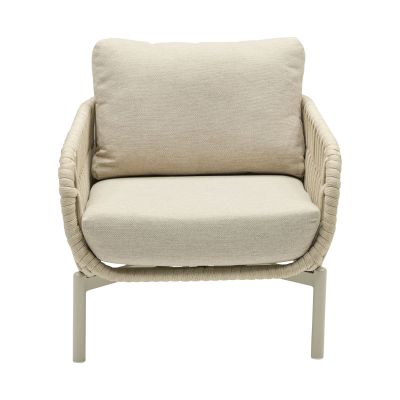 Loungesessel mit Sitz und Rückenpolster von vorne