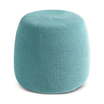 Sitzpouf in turquoise