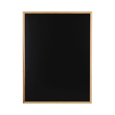 Zeller Kreide-/Magnettafel; Farbe schwarz/natur; Material Metall/Kiefer; Maße ca. 60 × 80 cm.