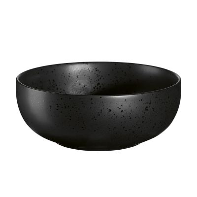 Buddha Bowl der Serie Coppa, Farbe Schwarz matt, freigestellt auf hellem Hintergrund.