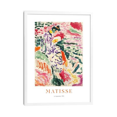 Frontansicht des Wandbilds „Matisse Garden Colours“ in Mehrfarbig, Größe 50 × 70 cm; das vollständige Motiv ist zu sehen.
