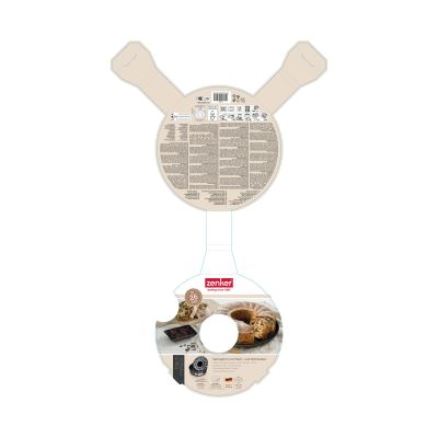 Stanzlayout der Verpackung für 26 cm Springform