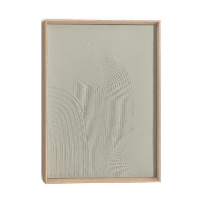 Frontansicht des Wandbilds „Arches - sage green“ in Grün, Größe 30 × 40 cm; das vollständige Motiv ist zu sehen.