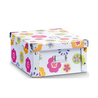 Zeller Aufbewahrungsbox "Kids"; Farbe Dekor; Material Pappe; Maße ca. 31 × 26 × 14 cm.