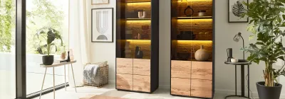 Möbel Gruber – Vitrine für Esszimmer (Beimöbel)