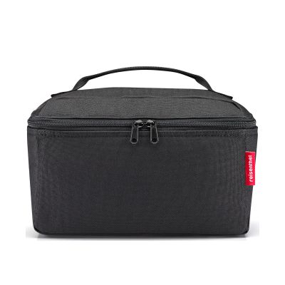 Kompakte schwarze Beautycase Tasche von Reisenthel mit praktischem Handgriff