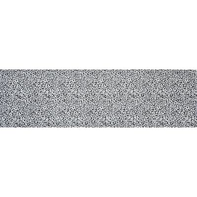 Länglicher Tischläufer Modell Leona in Schwarz, ca. 140 × 40 cm.