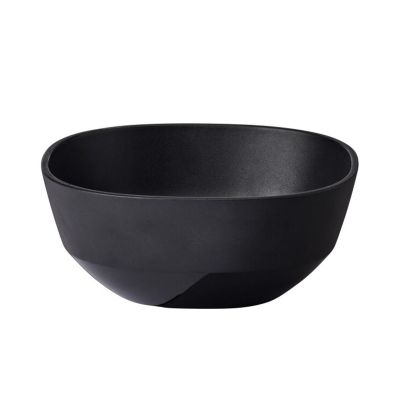 Offene, runde Schale Silueta in Schwarz, 250 Milliliter, mit nach unten schmaler werdenden Seiten und sichtbarer Innenfläche.