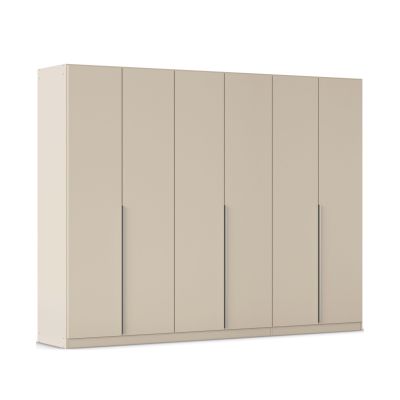 Drehtürenschrank 6-türig champagner