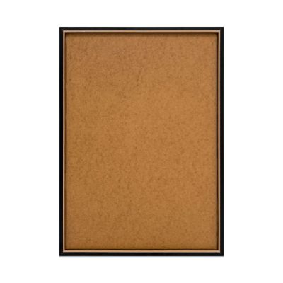 Rückansicht des Wandbilds „Less Depresso“, 50 × 70 cm; sichtbar sind Rückwand und rückseitige Konstruktion.