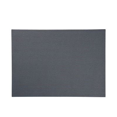 Tischset der Serie Sisal Rough, Farbe Blau; rechteckig ausgelegt, Oberflächenstruktur sichtbar.