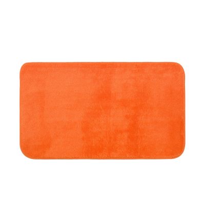 Rechteckiger Badteppich Modell RIO Premium in Terra, ca. 60 × 100 cm.