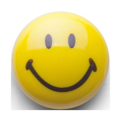 Alternative Ansicht: Zeller Magnet-Set "Smiley" 6tlg.; Farbe gelb; Material Kunststoff; Ausführung: 6-tlg.; Maße ca. D 3 cm.