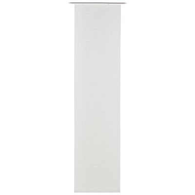 Schiebevorhang Modell Coby in Elfenbein, hängend dargestellt, ca. 60 × 245 cm.
