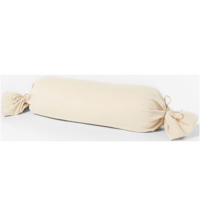 Kissenbezug für Nackenrolle ecru 100% Baumwolle 15 x 40