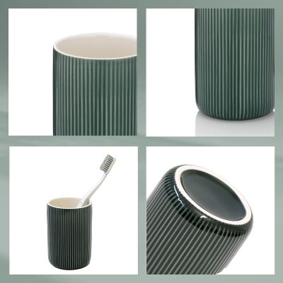 Becher Kela Ava Keramik alpengrün 10,5cm 7,5cmØ