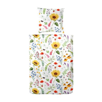Bettwäsche mehrfarbig 100% Baumwolle 135 x 200